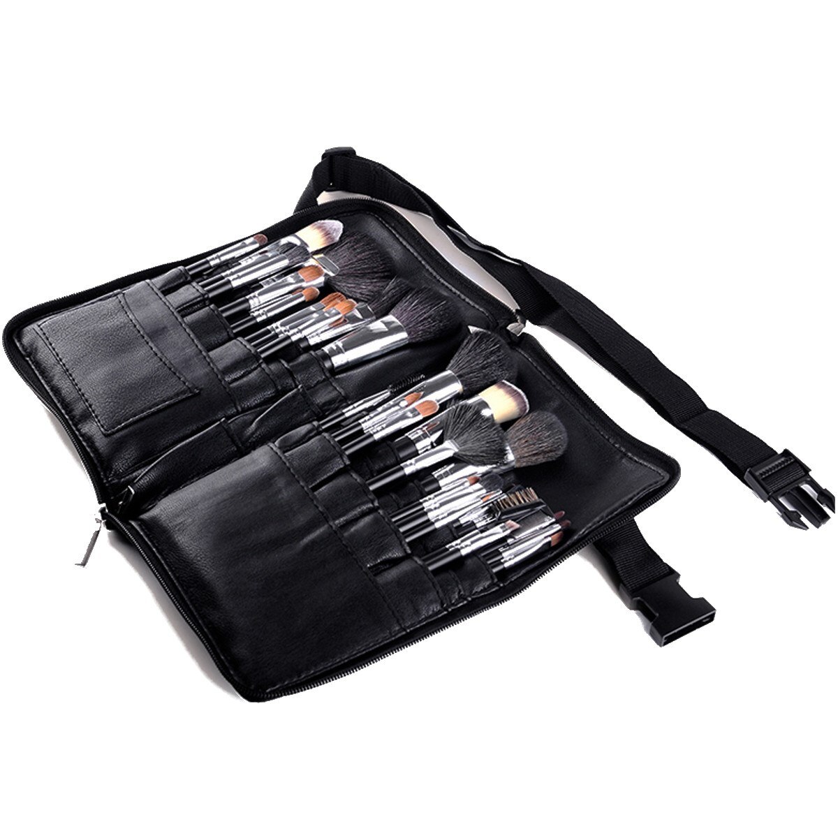 Professionele Cosmetische Make-Up Borstel PVC Schort Bag Artist Belt Strap Portable Make Up Bag Holder (Borstels Niet Inbegrepen)