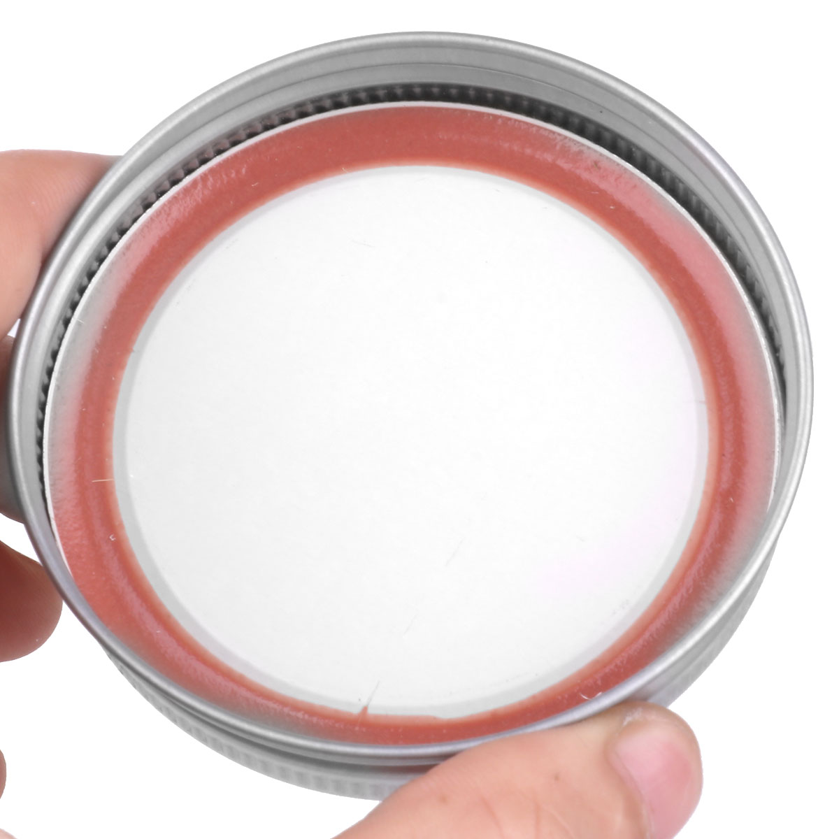 8 70mm/86mm Glass Jars Lids Stainless Steel Metal Caps DIY Decoration Split Sealing Covers with Discs Kit for Mason Canning Jar