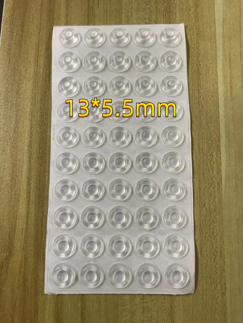Selbstklebender Türstopper, transparente Gummi-Möbelpolster, mehrere Spezifikationen, Dämpfer, Puffer, Schrankstoßstangen, Silikonschutz: Birne