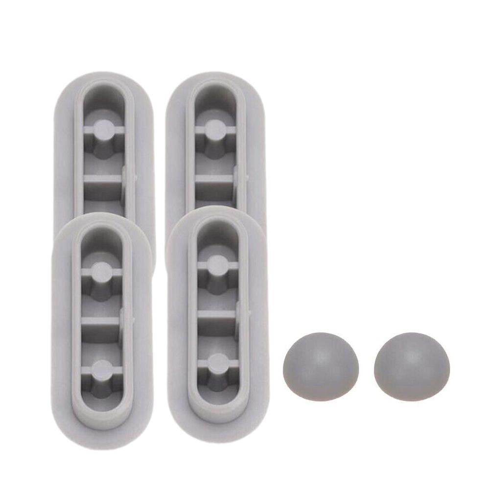 Toiletten deckel Zubehör brandneue Toiletten sitz puffer Pack-White Stop Stoßstange Sitz Stoßstangen obere Abdeckung Kissen Klebe pads Toilette: Default Title