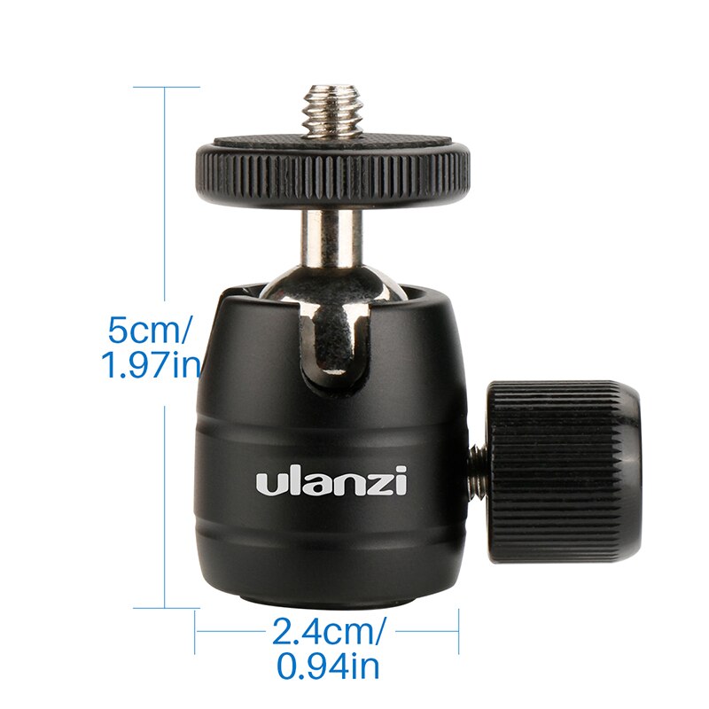 Ulanzi Mini Swivel Ballhead Mini Statief Camera Hoofd Kleine Statief Voor Camera Statief Light Stand Dslr Gimbal Accessoires Bal Hoofd