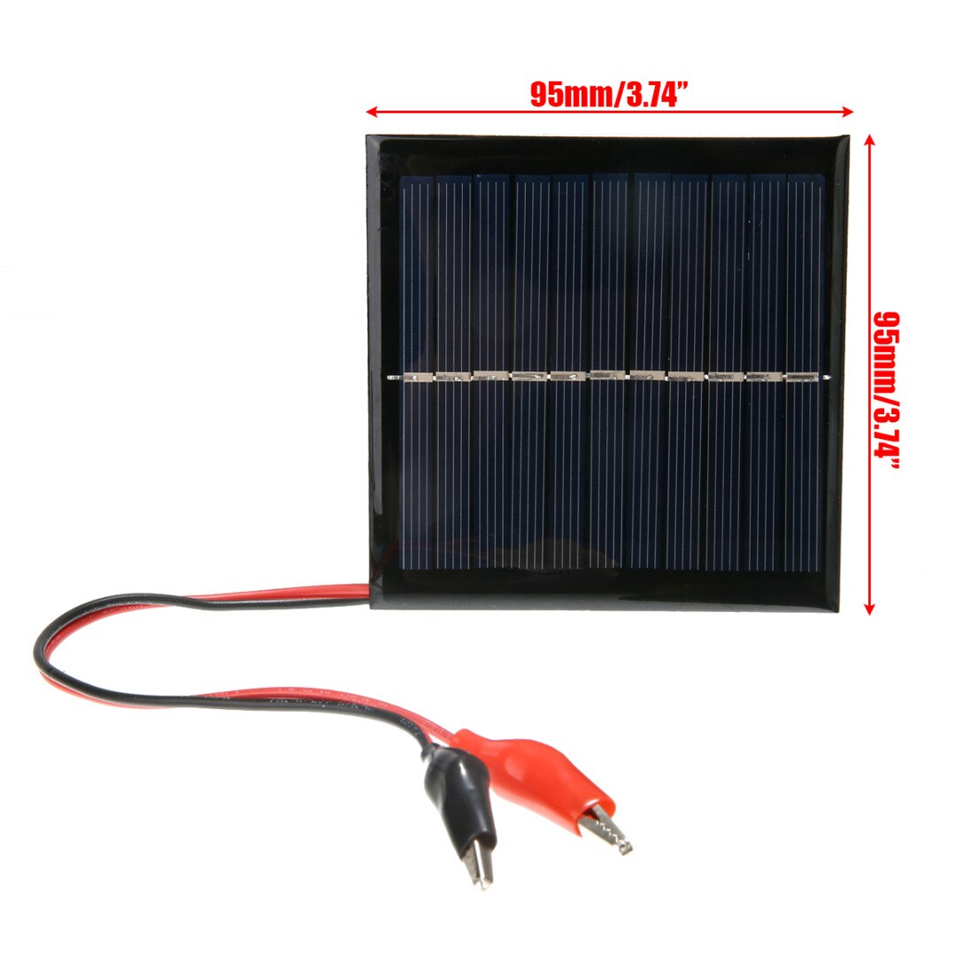 Mayitr Portable Cell Solar Panel System Light DIY Battery Cell Charger