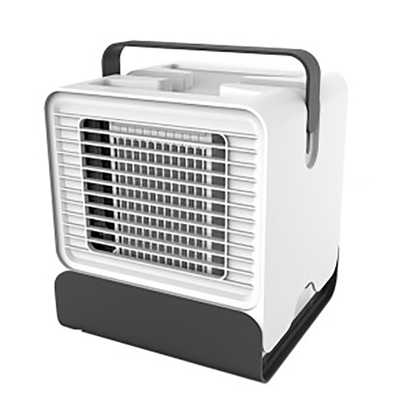 Convenient Air Cooler Fan Portable Digital Air Conditioner Humidifier Space Easy Cool Purifies Air Cooling Fan For Home Office: white