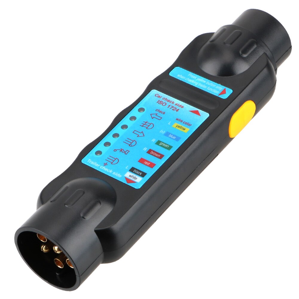 12 V 7 Pin Auto Abschleppen Licht Tester Anhänger Steckdose Diagnose Werkzeuge Caravan Abschleppen Anhängerkupplung Licht Verkabelung test Zubehör