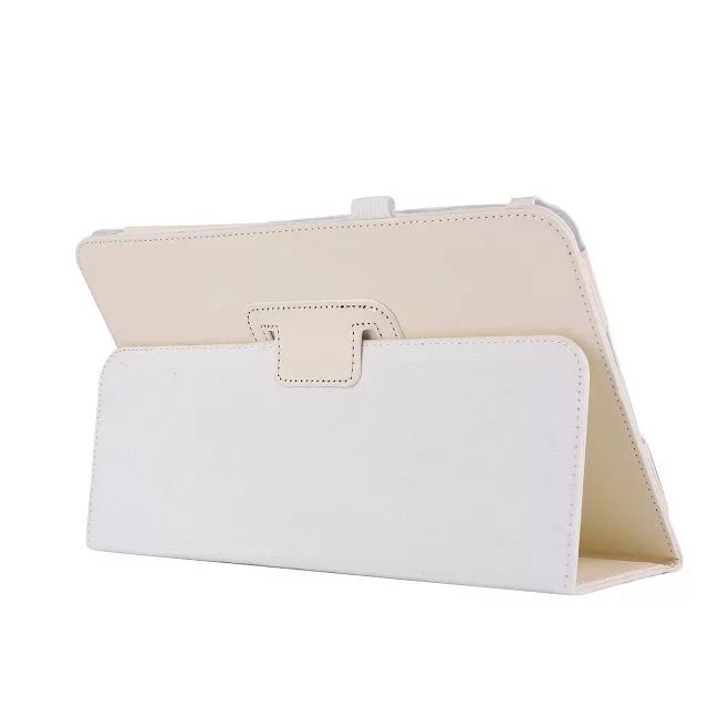 Capa protetora escudo suporte de couro do plutônio caso para lenovo tab 2 A10-30 A10-70 A10-70F A10-70L x30f 10.1 polegada tablet funda caso: WHITE