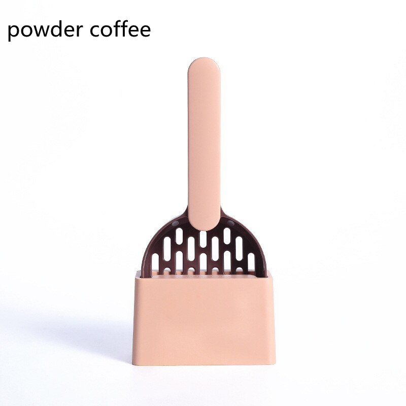 Katzenstreu Schaufel Kit Filter Katze Kot Reinigung Werkzeug Korrosion-resistant Cat Wc Reinigung Suppiles: Powder coffee