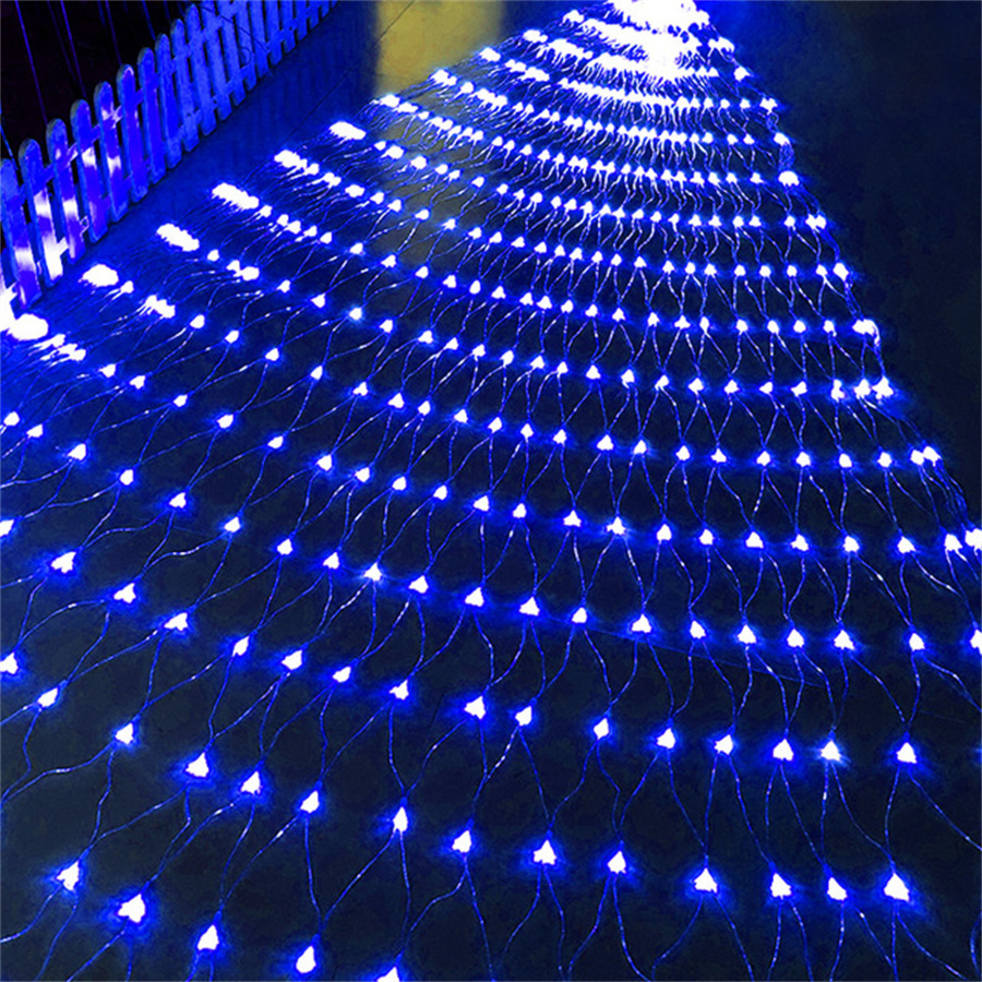 Thrisdar LED Net Mesh light 3*2M 200 Christmas Win... – Grandado