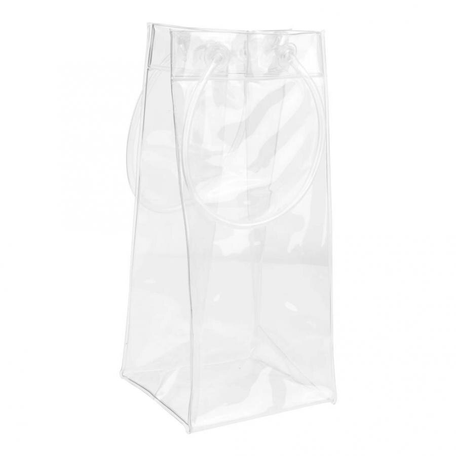 Ice Bag Thick Transparent PVC Cold Drink Ice Bag Wine Champagne Cocktail Refrigerated Bag Bar Beer Cooling ice Bag