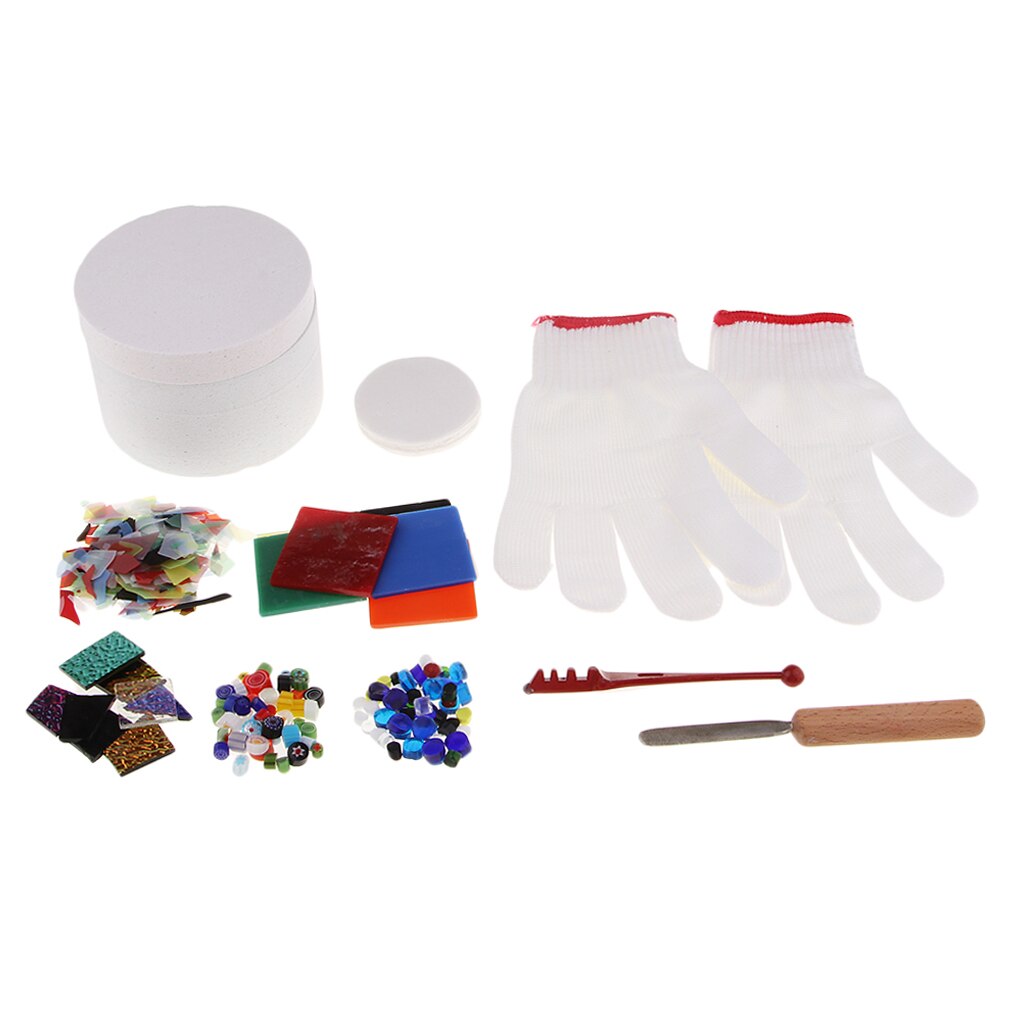 10x Microwave Kiln Kit For Fusing Glass Kiln - large kiln & 9 accessories kit