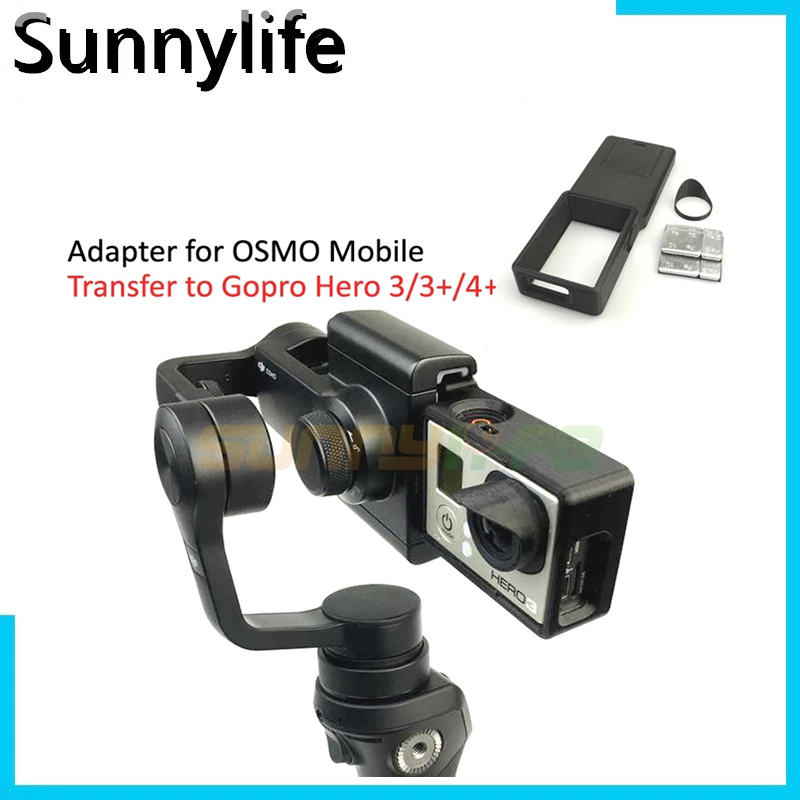 Adapter Schakelaar Mount Plaat Voor Dji Osmo Mobiele Gimbal Camera Geschikt Voor Gopro Hero 4 3(+)