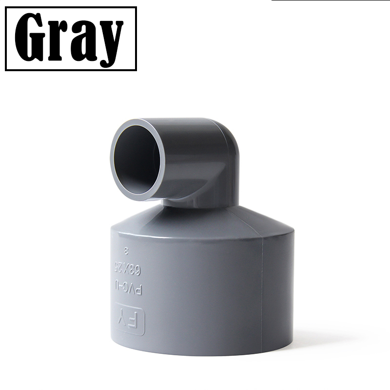 2Pcs/Lot Inner Dia 63/75/90mm Reducing Elbow Joints PVC Pipe Connector Aquarium Fish Tank Adapter Garden Irrigation Fittings: Gold / 5/16''