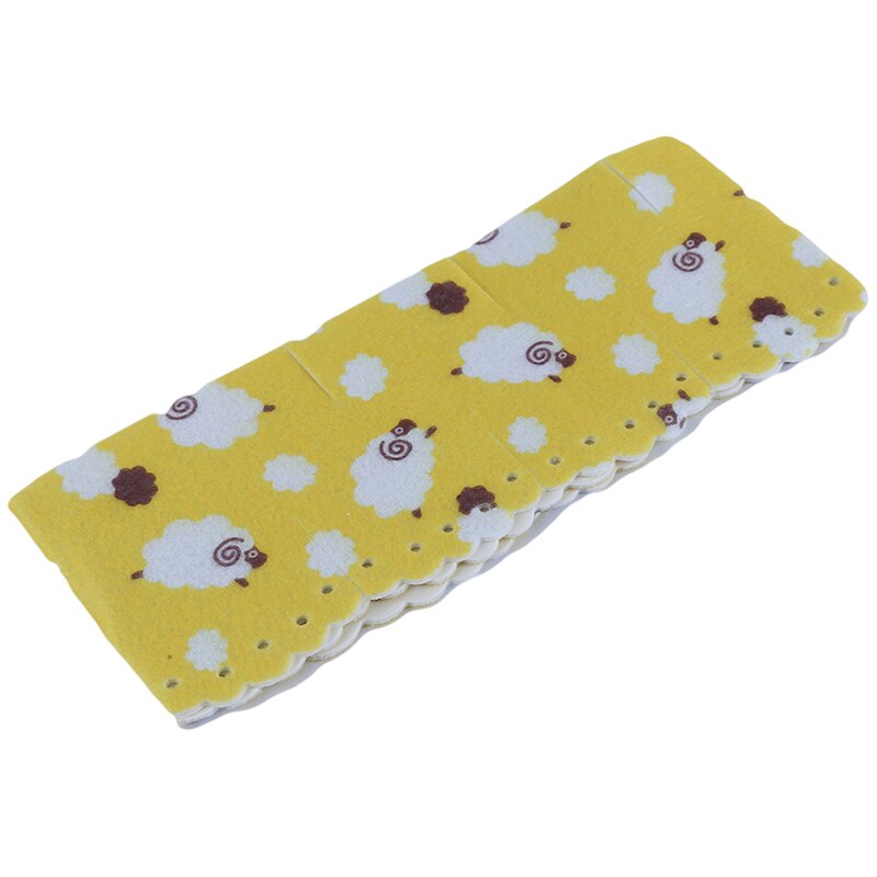 Leuke Wc Seat Anti-Fouling Sticker Cartoon Wc Base Hoek Waterdichte Sink Rand Naad Plint Schild Decoratieve Stickers: Yellow print