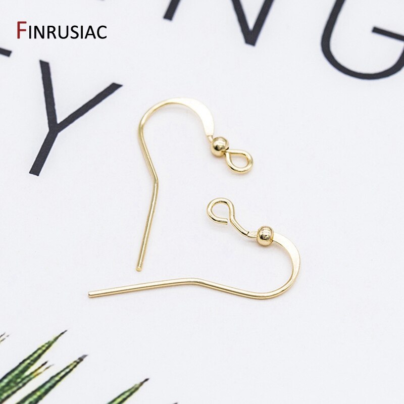 14k vergulde oorhaakjes voor het maken van oorbellen en sieradenaccessoires