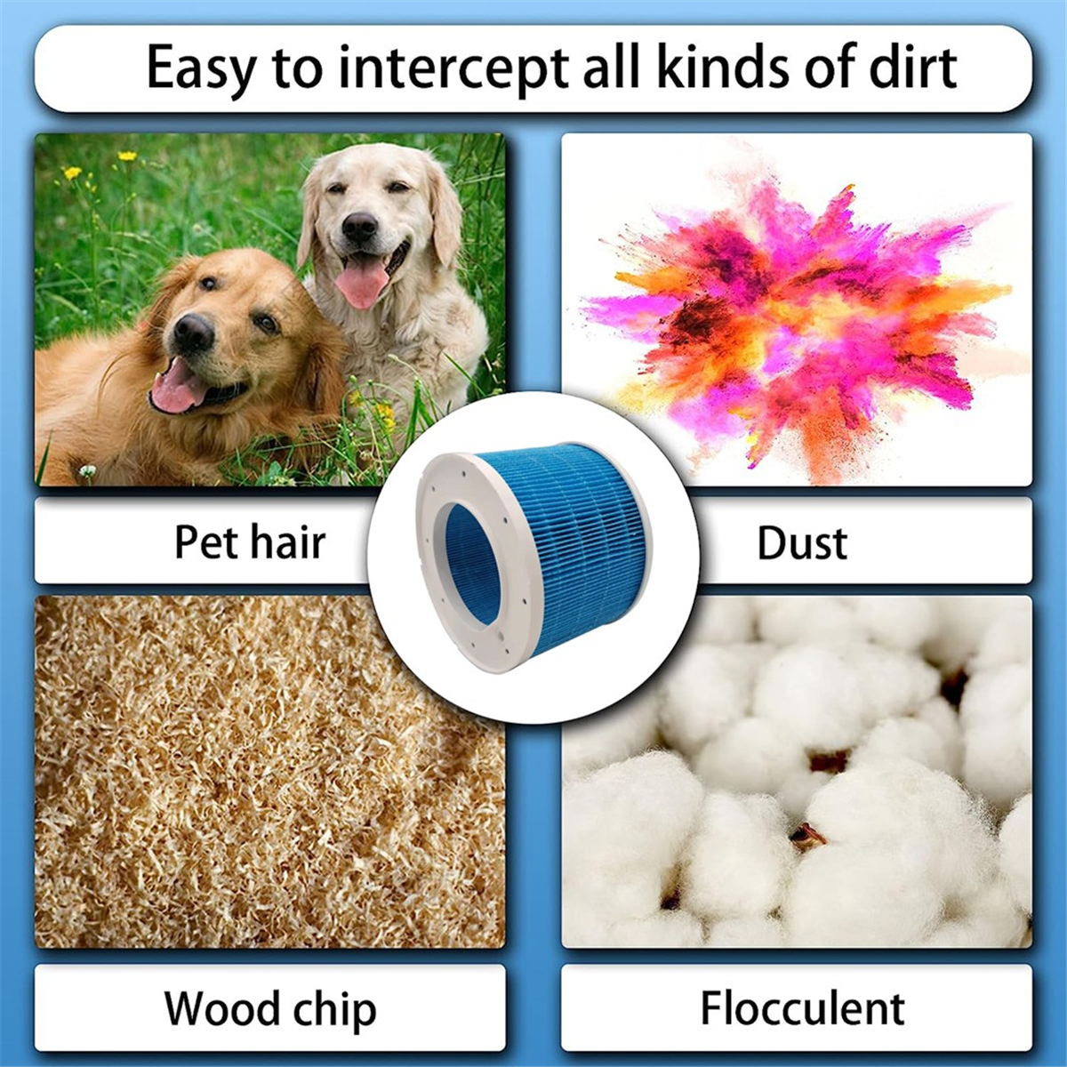 ABBZ-H13 Hepa-filter voor Xiaomi Mijia Mistvrije luchtbevochtiger 3 [400] Filterelement CJSJSQ02XYLX Huishoudelijke reiniging