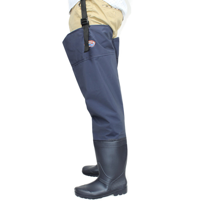 wysoki-skok dla obu płci wodery wędkarskie spodnie nogi Super duża syntetyczna skóra buty pogrubienie podeszwa jednoczęściowe wodery wędkarskie spodnie nogi