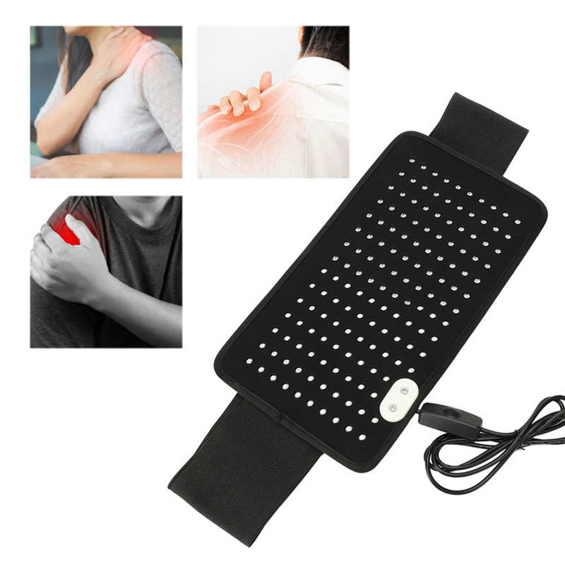 Infrared LED Light Therapy Wrap Arthritis Recovery Muscle Pain Relief Shoulder Belt Brace USB Charging Neck Muscle Relaxation
