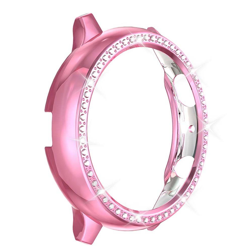 Screenprotector voor samsung galaxy watch active 2, ultradunne zachte siliconen volledige beschermhoes voor galaxy active 40/44mm: Roze / 44mm