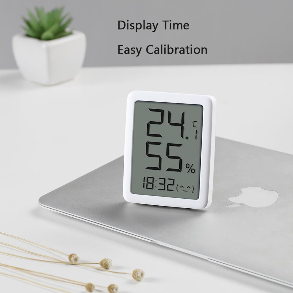 Xiaomi Miaomiaoce Screen Lcd Grote Digitale Display Thermometer Hygrometer Klok Timmer Horloge Temperatuur Vochtigheid Sensor