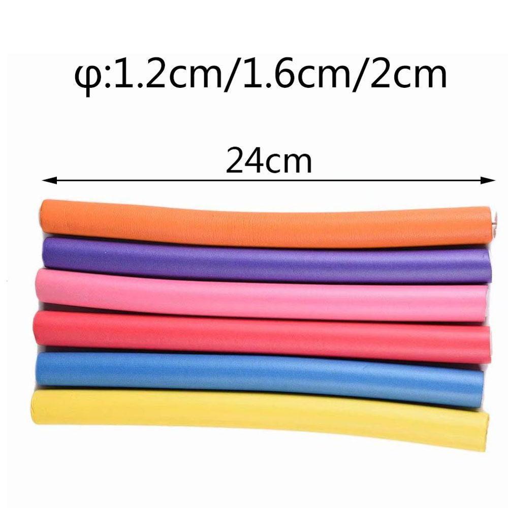 10 stk/parti mykt hårkrøller roller curl hår bøyelige rollers diy magic hair curlers verktøy styling ruller svamp hår curling