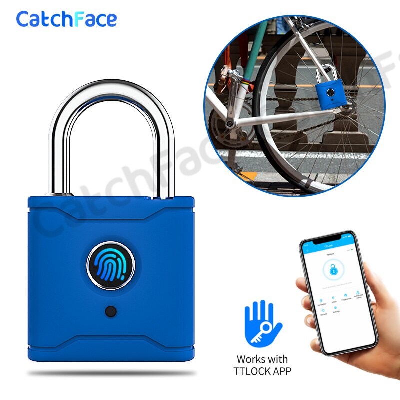 Bluetooth Smart Hangslot Vingerafdruk Lock Slimme Keyless Met Ttlock App