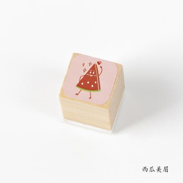 Cute cartoon Fruit series stamp DIY wooden rubber stamps for scrapbooking stationery scrapbooking standard stamp: 7