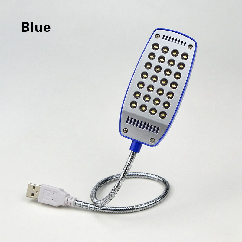 Lámpara de mesa LED USB Lámpara de lectura para ordenador portátil Lampara LED Escritorio Lámpara de lectura lámpara de estudio para niños: Azul