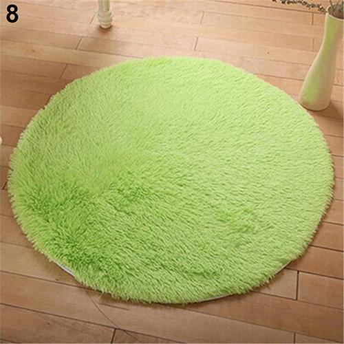 Tapis de Yoga rond en peluche solide et antidérapant, 40x40cm, pour la salle de bain et la chambre à coucher, décor de maison: 8