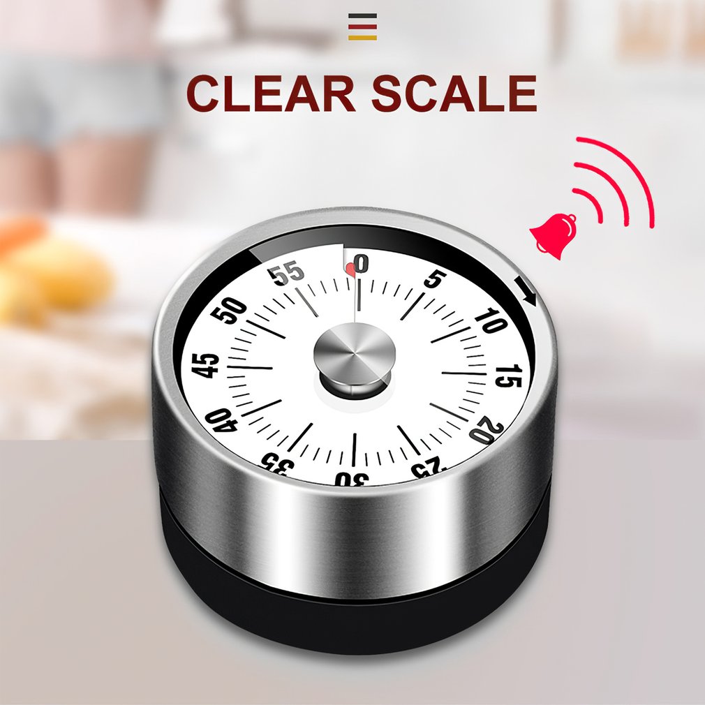 Kitchen Timer Digital Timer Manual Countdown Alarm Clock Mechanical Cooking Timer Cooking Shower Study Stopwatch