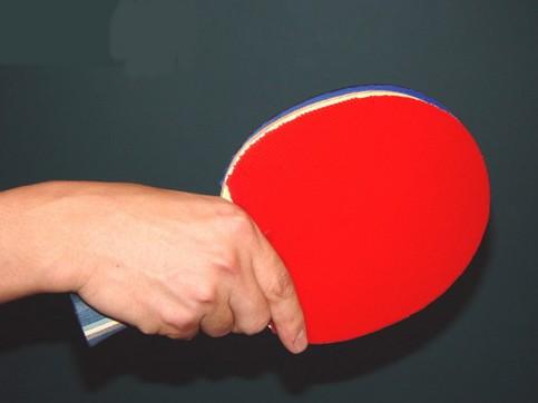 Raqueta de tenis de mesa de fibra de carbono con doble cara espinillas-en raqueta de goma Original raqueta de Ping Pong con bolsa: Blanco
