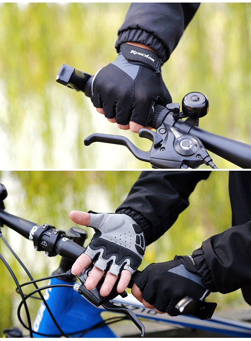 Summer Cycling Gloves Half Finger Men Women Sports MTB Bike Gloves Breathable Shockproof Road Mountain Bicycle Gloves
