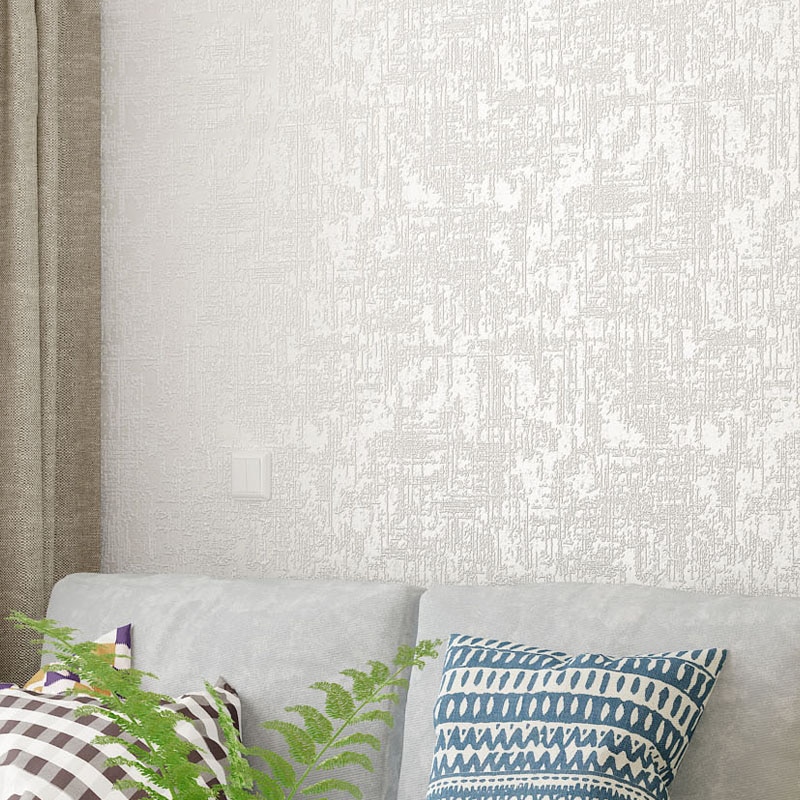 Papel tapiz de Color sólido con textura en relieve profundo, blanco, azul, Beige, rosa, para dormitorio, sala de estar, papel de pared Simple moderno, decoración del hogar