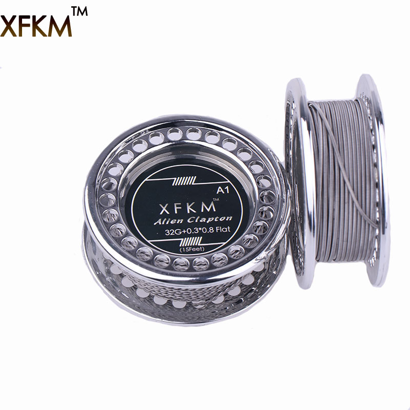 XFKM — Bobines alien type A1/316, 5m par rouleau, fil de chauffage BRDA RBA, outil atomiseur reconstructible NI 80