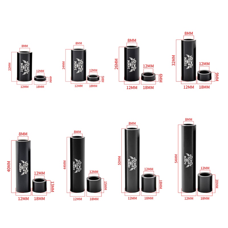 MUQZI-absorbeur de chocs arrière, pour vtt, queue souple