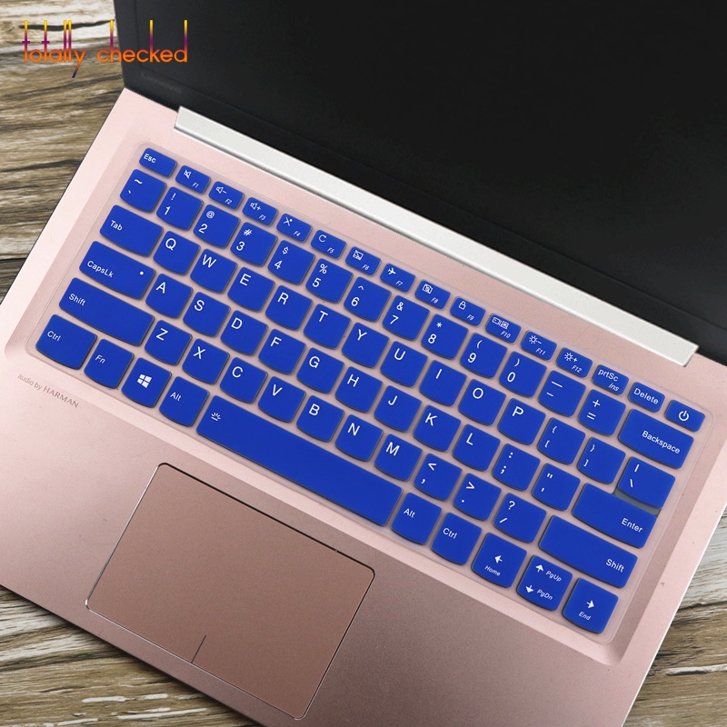 Til lenovo ideapad  c340 14 tommer  c340-14 api  c340-14 iwl  c340 c 340 14 api 14 iwl tastaturbeskytter cover skin: Blå