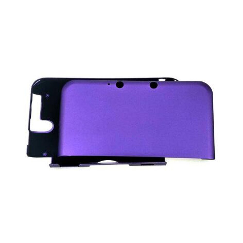 YuXi Anti-shock Hard Aluminum Metal Box Protective Skin Cover Case Shell for Nintendo 3DS XL LL: purple