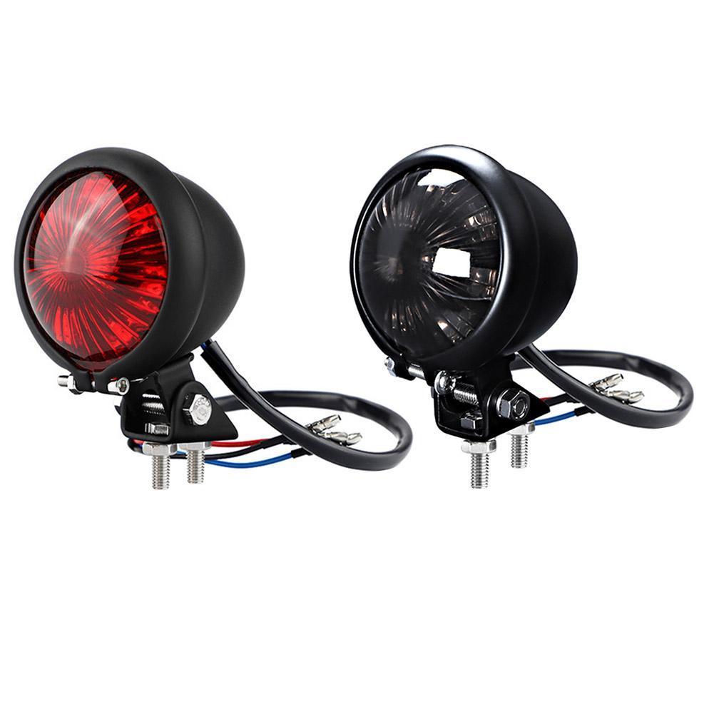 12v led motorcykel baglygte retro bremse baglygte baglygte til chopper bobber cafe racer stil signal lampe baglygter