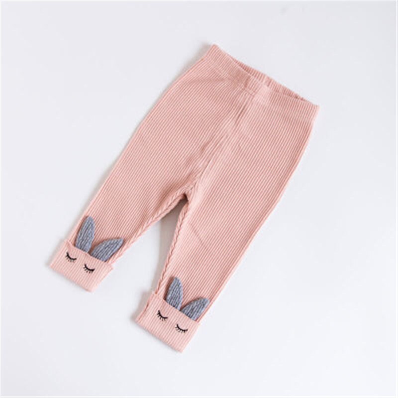 HziriP Leggings Herfst Cartoon Broek Katoen Effen Unisex Baby Jongens Meisjes Broek kinderen Broek Verdikking Baby 1-4Y
