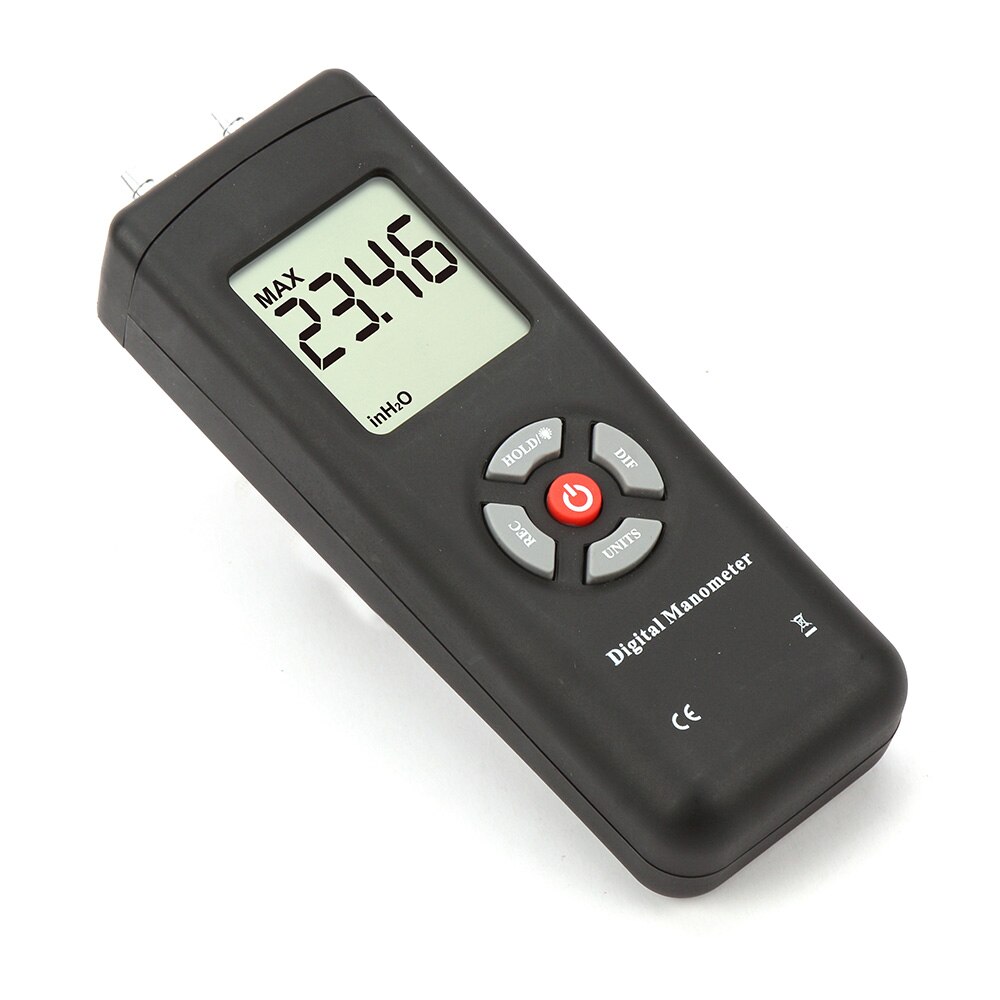 2 psi  /5 psi  /10 psi digitalt manometer lcd differensial lufttrykkmåler lcd digital differensialmåler