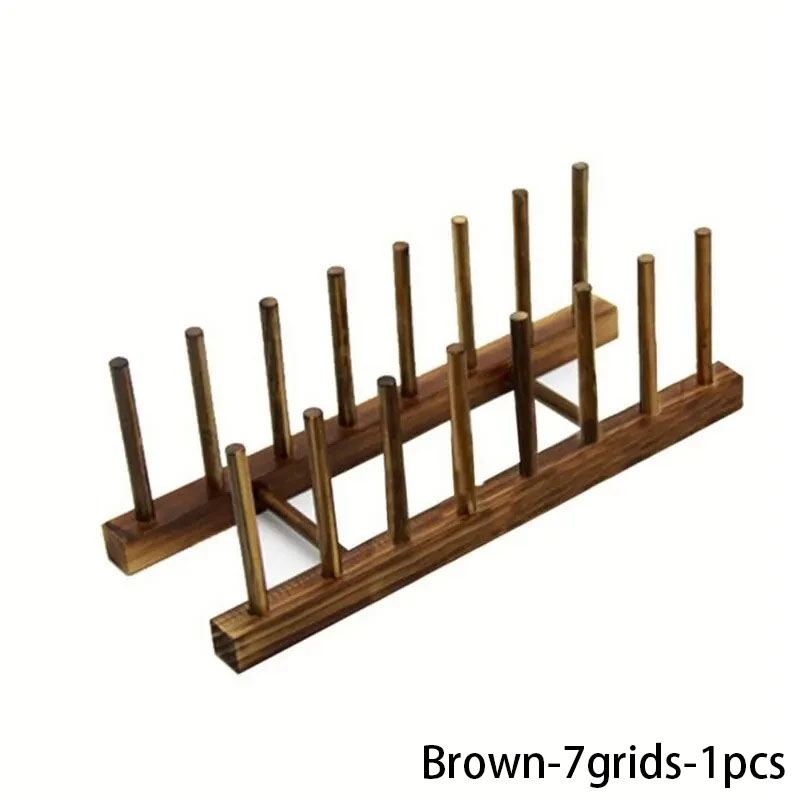 Soporte de madera multifunción, tapa de plato de cocina, soporte de drenaje, organizador de artículos diversos de cocina, estante para tazas, mesa, exhibición de libros: Verde claro