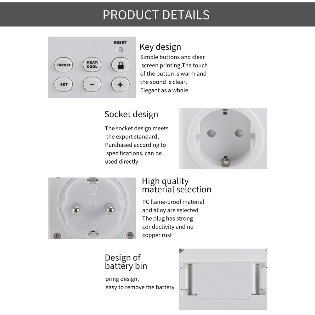 Gsm Smart Socket Sms Control Lithium Battery Power... – Grandado