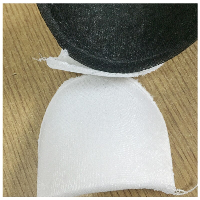 20 pares de hombreras de tela esponjosa acolchadas suaves de hombro blanco negro para Blazer camiseta rompevientos Ropa Accesorios de costura