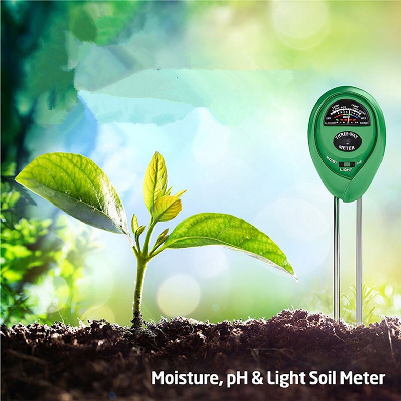 Accurate 3-in-1 PH Soil Moisture Meter Hydroponic Plant Flower Analyzer Soil Measuring Instrument PH Meter Tester