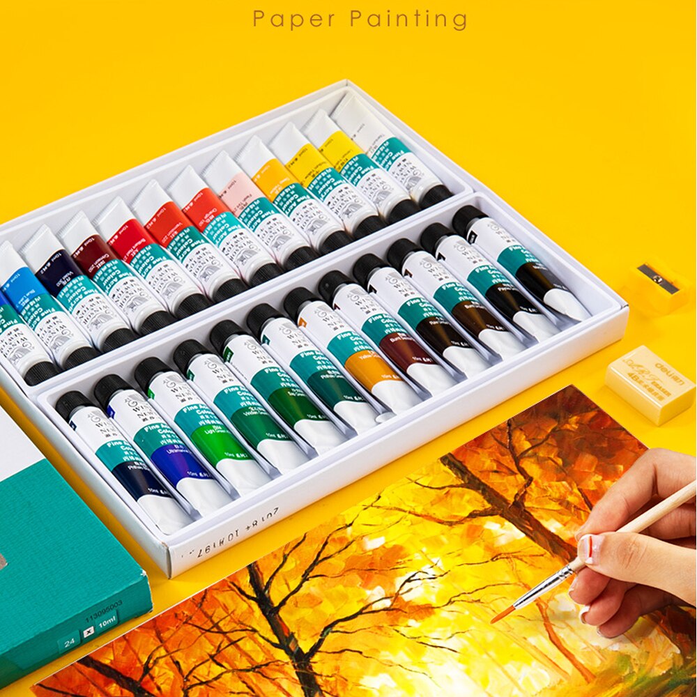 12/18/24Color Acrylic Paint Set for Artist Painter Drawing Painting Art Pigment Supplies