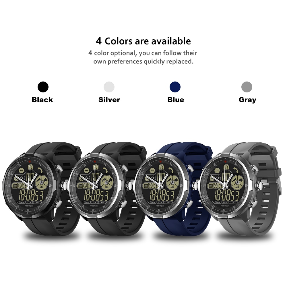 Neue Zeblaze VIBE 4 hybrid Flaggschiff Robuste Smartwatch 50M Wasserdicht 33-monat bereithalten Zeit 24h Alle- nasser Überwachung Clever Uhr