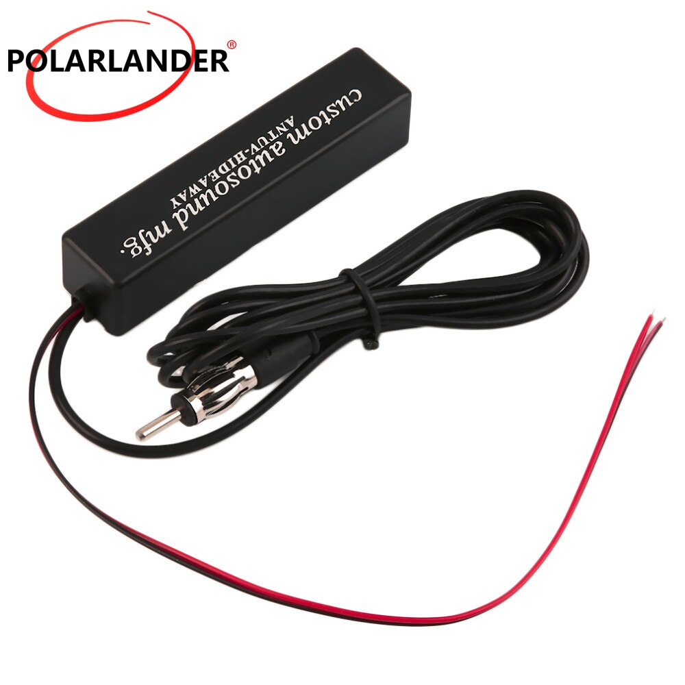 Signal Booster Amp Amplifier for Marine Vehicle Boat RV 12V Signal Antenna Enhance Device Universal Auto Car Radio FM Antenna