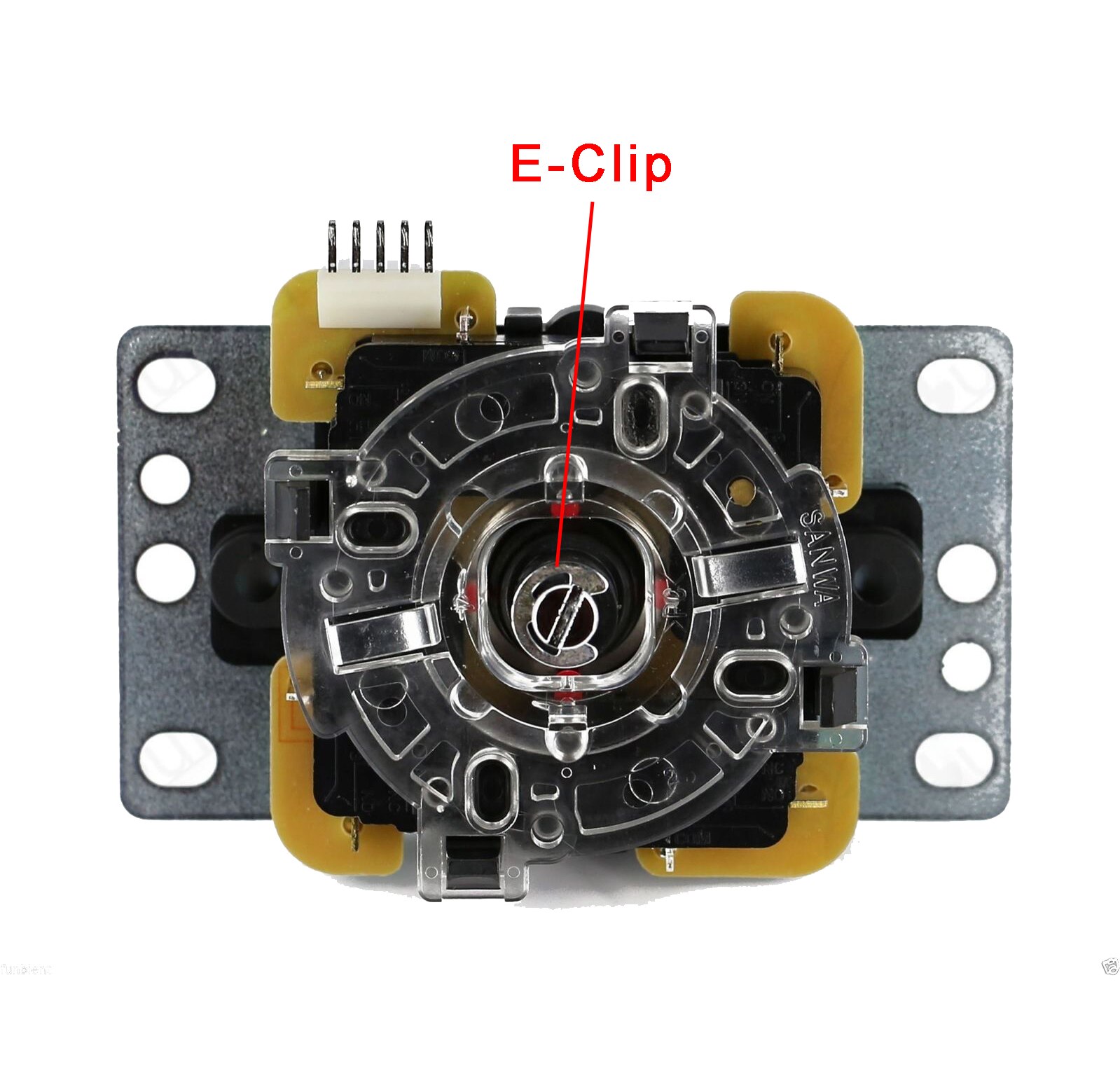 Substituição Joystick Sanwa JLF-TP-8YT E Clip-JLF-TP-8YT E-Anel Para O jogo de Arcade Sanwa JLF Sanwa Série Joysticks Sanwa E clip-on-Ring