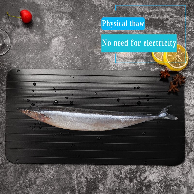 Plaques de décongélation pour viande, fruits de mer, décongélation rapide, plateaux pour aliments, outils de décongélation pour Steak