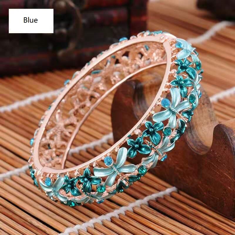 Einstellbar Cloisonné Armreifen Frauen