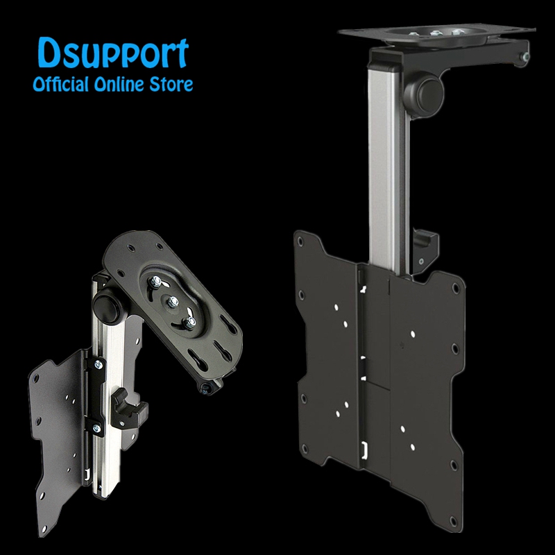 Plafond de voiture pliable 17-55 pouces écran LED LCD support de moniteur TV support de montage mural support de montage armoire support TV