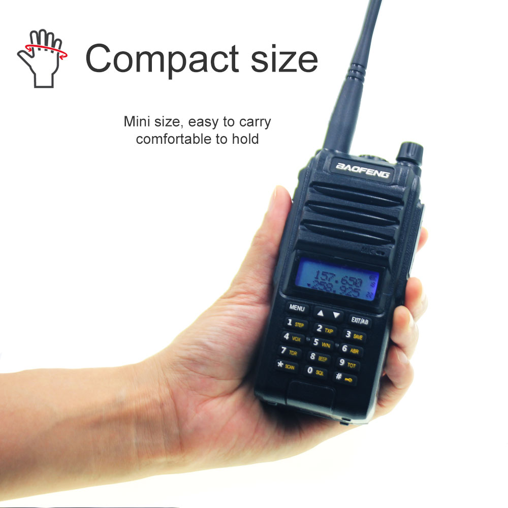 Baofeng Walkie Talkie BF-A58S 5W Tri Band 136-174MHz 200-260MHz 400-480MHz Handheld Radio Station 2200mAh Amateur Radio